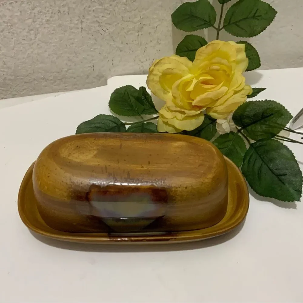 Sango Splash 4951 ¼lb Covered Butter Dish